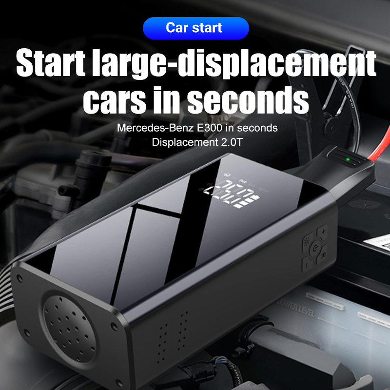 Φορητός Εκκινητής Αυτοκινήτου με Αεροσυμπιεστή 150PSI 800A 12V με Οθόνη LED και Φακό σε Θήκη Μεταφοράς Φορητός Εκκινητής Αυτοκινήτου με Αεροσυμπιεστή 150PSI 800A 12V με Οθόνη LED και Φακό σε Θήκη Μεταφοράς