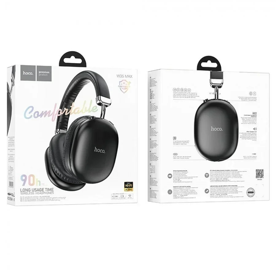 Ακουστικά Bluetooth 5.3 Over-Ear με AUX και MicroSD Hoco Ακουστικά Bluetooth 5.3 Over-Ear με AUX και MicroSD Hoco
