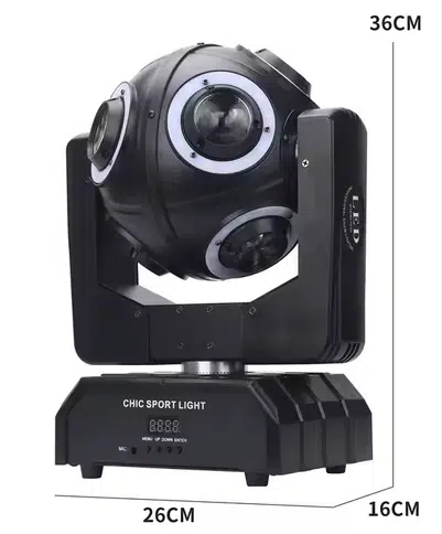 Περιστρεφόμενη Φωτιστική Κεφαλή Moving Head 12 LED – 120W Περιστρεφόμενη Φωτιστική Κεφαλή Moving Head 12 LED – 120W