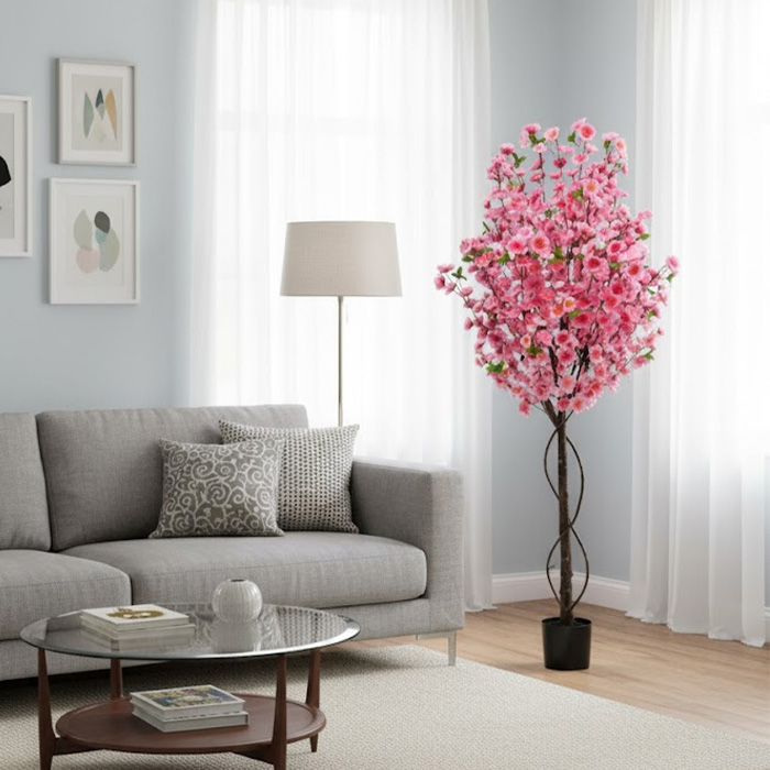 Τεχνητό Διακοσμητικό Φυτό 180cm Ροζ Τεχνητό Διακοσμητικό Φυτό 180cm Ροζ