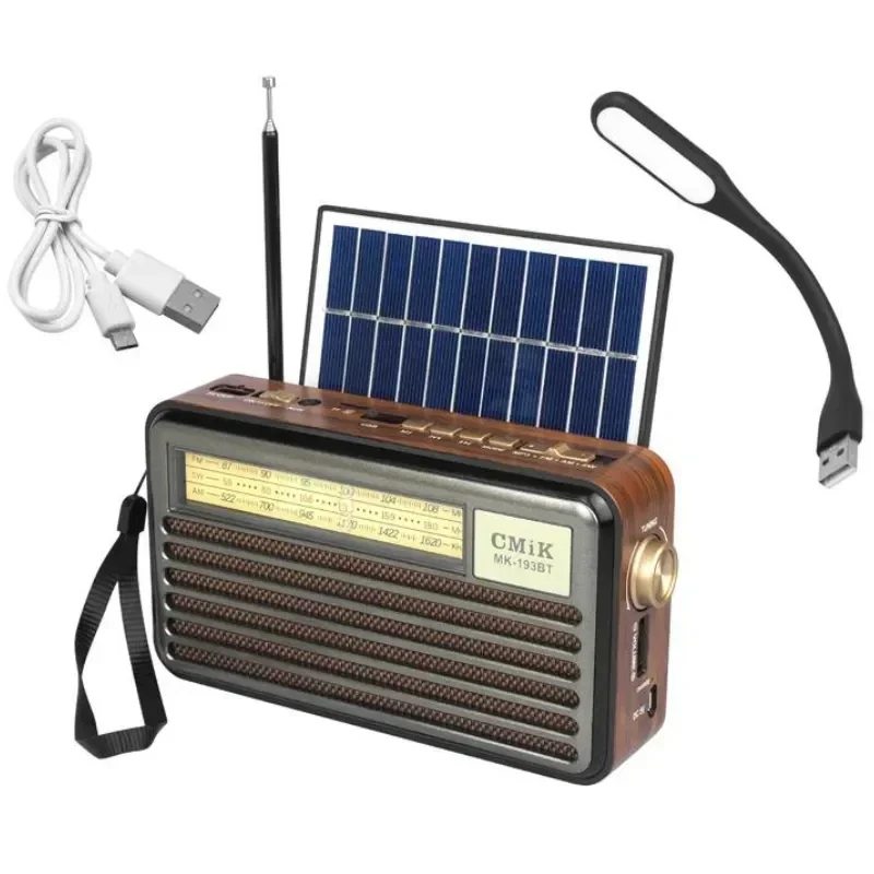 Ηλιακό Φορητό Ηχείο Bluetooth με Ραδιόφωνο, Ηλιακό Πάνελ και Φωτιστικο Led Usb Ηλιακό Φορητό Ηχείο Bluetooth με Ραδιόφωνο, Ηλιακό Πάνελ και Φωτιστικο Led Usb