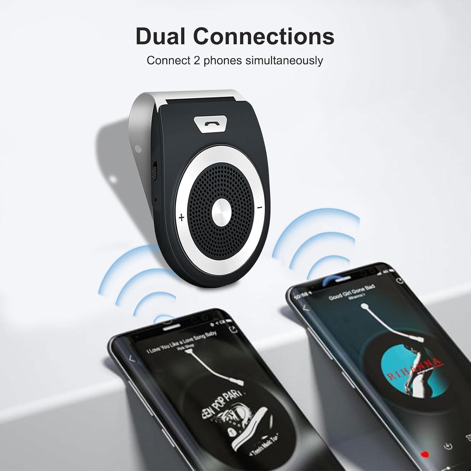 Ασύρματο Bluetooth Car Kit Ανοιχτής Ακρόασης - Handsfree Speaker Ασύρματο Bluetooth Car Kit Ανοιχτής Ακρόασης - Handsfree Speaker