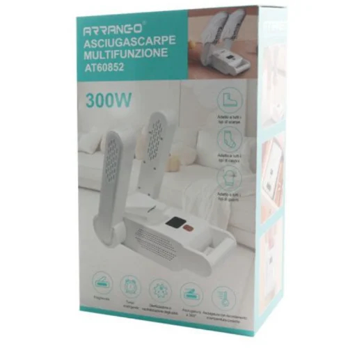Ηλεκτρικός Στεγνωτήρας Παπουτσιών 300W με Λειτουργία Αποστείρωσης & Εξουδετέρωσης Οσμών και Χρονοδιακόπτη - Arrango Ηλεκτρικός Στεγνωτήρας Παπουτσιών 300W με Λειτουργία Αποστείρωσης & Εξουδετέρωσης Οσμών και Χρονοδιακόπτη - Arrango