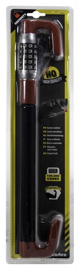 Αντικλεπτικό Μπαστούνι Τιμονιού Αυτοκινήτου 5 Συνδυασμών με Ρυθμιζόμενο Μήκος Κόκκινο Αντικλεπτικό Μπαστούνι Τιμονιού Αυτοκινήτου 5 Συνδυασμών με Ρυθμιζόμενο Μήκος Κόκκινο