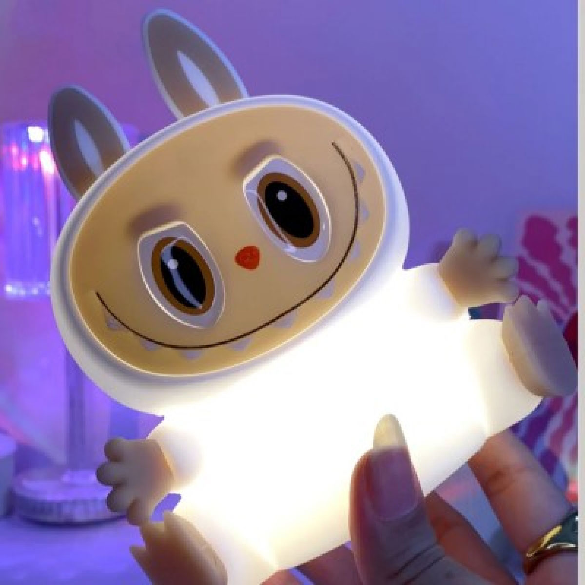 Επαναφορτιζόμενο USB Παιδικό Φωτιστικό με LED 7 Χρωμάτων Εμπνευσμένο από τα Τερατάκια Labubu Επαναφορτιζόμενο USB Παιδικό Φωτιστικό με LED 7 Χρωμάτων Εμπνευσμένο από τα Τερατάκια Labubu