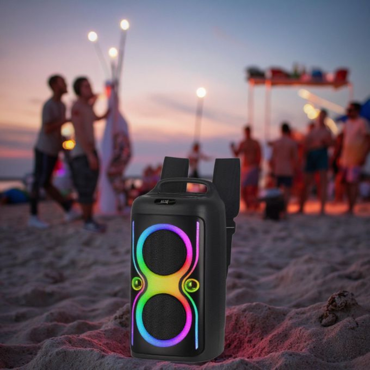 Ισχυρό Bluetooth Ηχείο Πλάτης 6.5″ με Καραόκε, Χειριστήριο και Εντυπωσιακό LED RGB Φωτισμό CMiK MK-2601 Ισχυρό Bluetooth Ηχείο Πλάτης 6.5″ με Καραόκε, Χειριστήριο και Εντυπωσιακό LED RGB Φωτισμό CMiK MK-2601