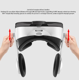 ANDOWL 3D VRG Pro Headset Ρυθμιζόμενα Γυαλιά Εικονικής Πραγματικότητας με Ενσωματωμένα Ανασυρόμενα Ακουστικά και Τηλεχειριστήριο ANDOWL 3D VRG Pro Headset Ρυθμιζόμενα Γυαλιά Εικονικής Πραγματικότητας με Ενσωματωμένα Ανασυρόμενα Ακουστικά και Τηλεχειριστήριο