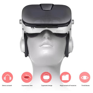 ANDOWL 3D VRG Pro Headset Ρυθμιζόμενα Γυαλιά Εικονικής Πραγματικότητας με Ενσωματωμένα Ανασυρόμενα Ακουστικά και Τηλεχειριστήριο ANDOWL 3D VRG Pro Headset Ρυθμιζόμενα Γυαλιά Εικονικής Πραγματικότητας με Ενσωματωμένα Ανασυρόμενα Ακουστικά και Τηλεχειριστήριο