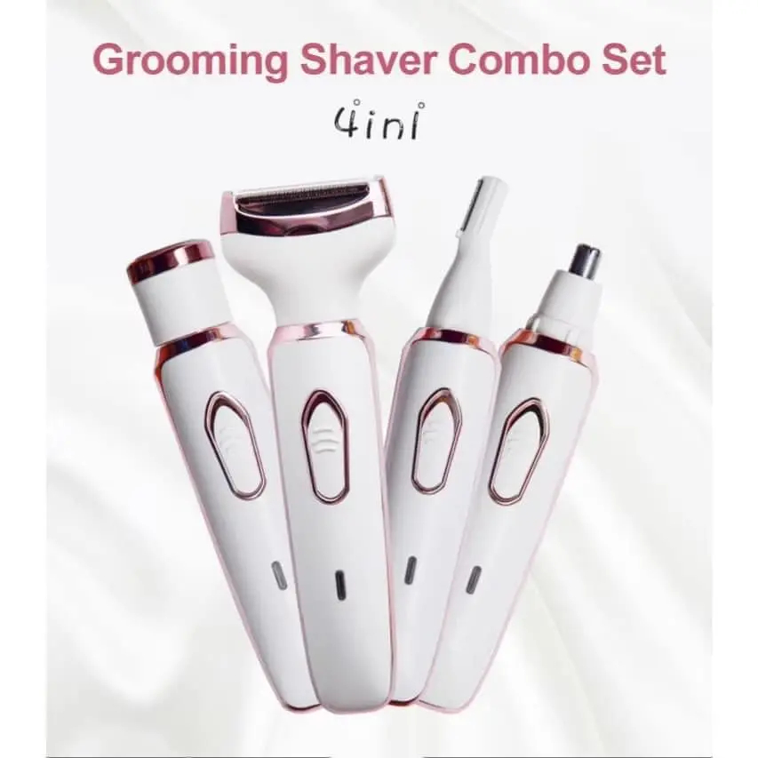 Ξυριστική Μηχανή 4 σε 1 Επαναφορτιζόμενη USB με Ανταλλακτικές Κεφαλές Kemei Ξυριστική Μηχανή 4 σε 1 Επαναφορτιζόμενη USB με Ανταλλακτικές Κεφαλές Kemei