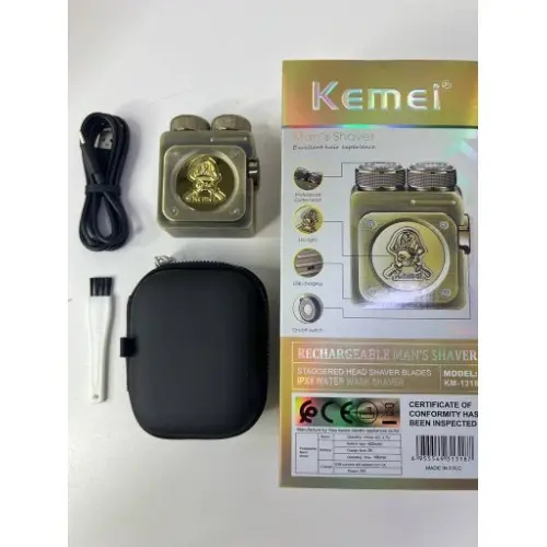 Kemei KM-1318 Ηλεκτρική Ξυριστική Μηχανή Περιστροφική USB Kemei KM-1318 Ηλεκτρική Ξυριστική Μηχανή Περιστροφική USB