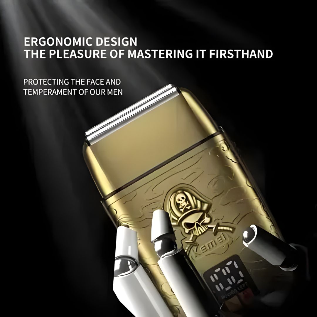 Επαγγελματική Ξυριστική Μηχανή Διπλής Λεπίδας Προσώπου & Σώματος Kemei Επαγγελματική Ξυριστική Μηχανή Διπλής Λεπίδας Προσώπου & Σώματος Kemei