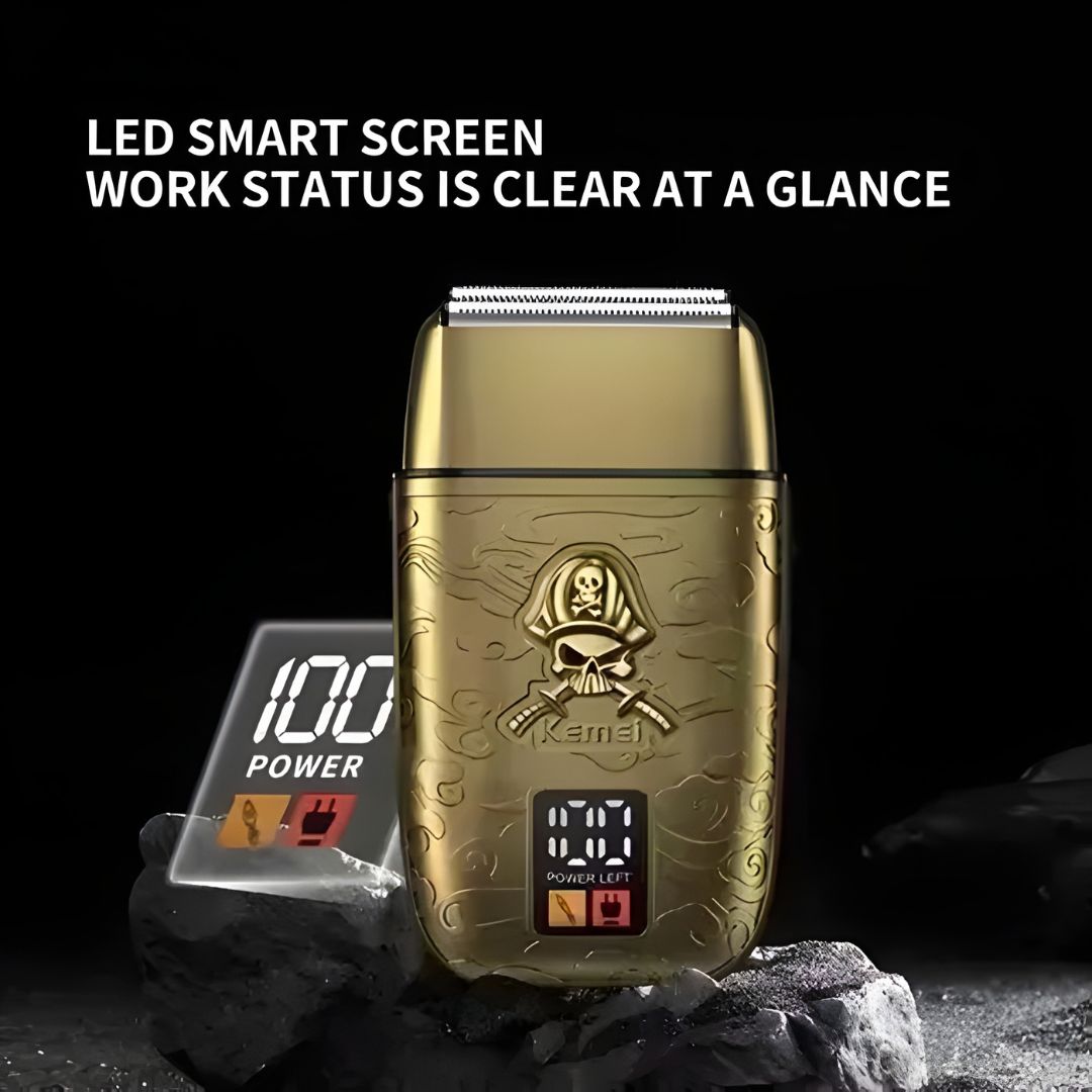 Επαγγελματική Ξυριστική Μηχανή Διπλής Λεπίδας Προσώπου & Σώματος Kemei Επαγγελματική Ξυριστική Μηχανή Διπλής Λεπίδας Προσώπου & Σώματος Kemei