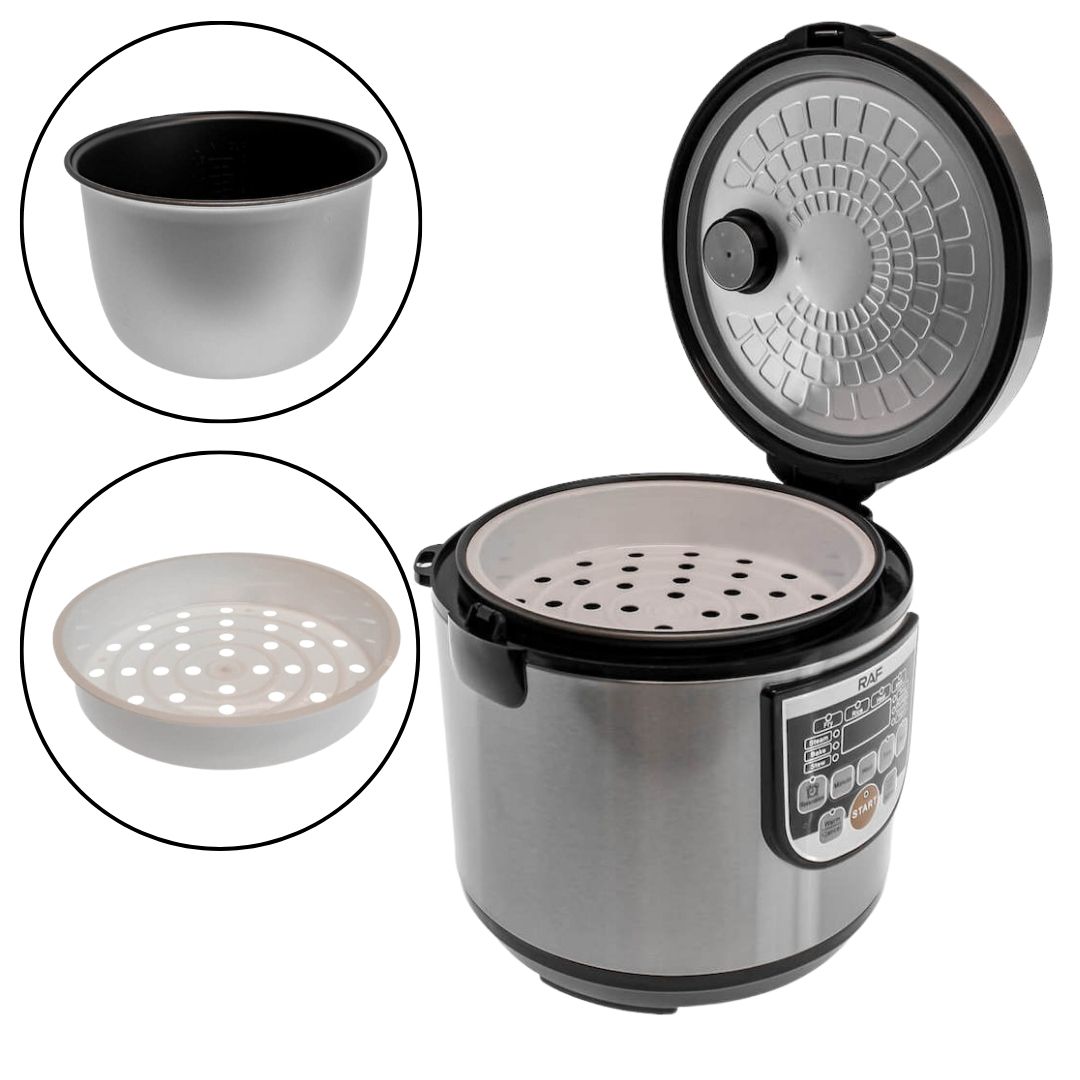 Βραστήρας Ρυζιού 900W 5 Λίτρων - Rice Cooker - RAF Βραστήρας Ρυζιού 900W 5 Λίτρων - Rice Cooker - RAF
