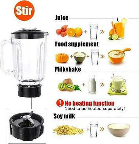 Μπλέντερ για Smoothies 400W 1.5L με Γυάλινη Κανάτα, Ανοξείδωτες Λεπίδες & 3 Ρυθμίσεις Ταχύτητας Sokany Μπλέντερ για Smoothies 400W 1.5L με Γυάλινη Κανάτα, Ανοξείδωτες Λεπίδες & 3 Ρυθμίσεις Ταχύτητας Sokany