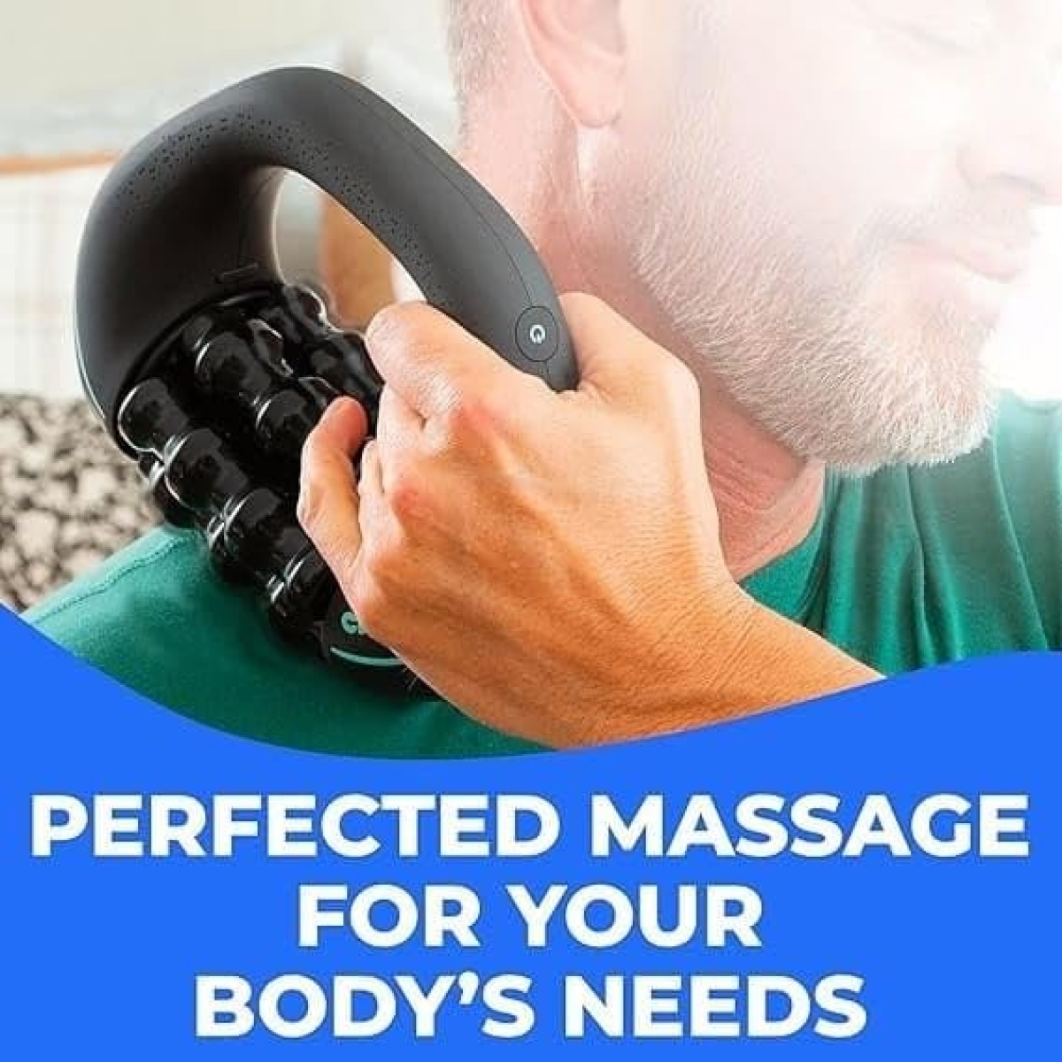 Επαναφορτιζόμενη Συσκευή Κρουστικού Μασάζ με 3 Επίπεδα Έντασης - Powered Rolling Massager Επαναφορτιζόμενη Συσκευή Κρουστικού Μασάζ με 3 Επίπεδα Έντασης - Powered Rolling Massager