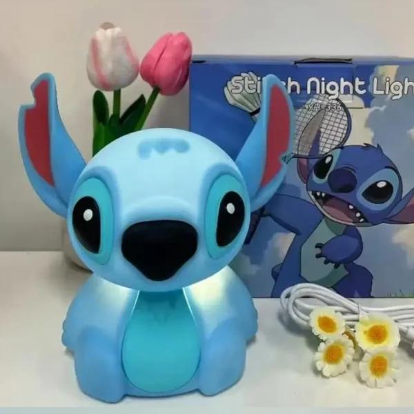 Παιδικό Φωτιστικό Νυκτός Σιλικόνης Τύπου Stitch / Angel με LED 7 Χρωμάτων & Λειτουργία Αφής Παιδικό Φωτιστικό Νυκτός Σιλικόνης Τύπου Stitch / Angel με LED 7 Χρωμάτων & Λειτουργία Αφής