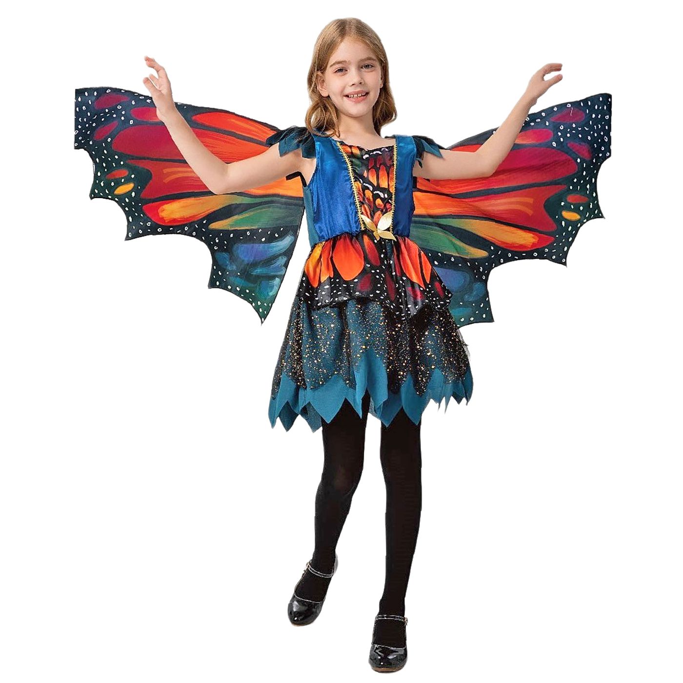 Παιδική Στολή Gothic Νεράιδα με Φτερά Αποκριάτικη Carnavalista Παιδική Στολή Gothic Νεράιδα με Φτερά Αποκριάτικη Carnavalista