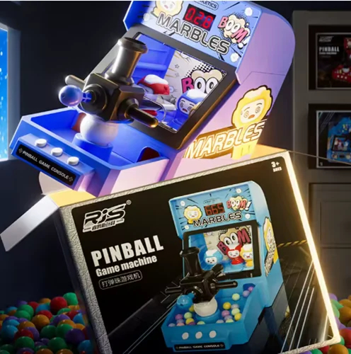 Διαδραστικό Επιτραπέζιο Παιχνίδι Φλίπερ Pinball Game Machine Μπλε Διαδραστικό Επιτραπέζιο Παιχνίδι Φλίπερ Pinball Game Machine Μπλε
