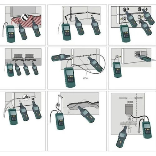 Ψηφιακός Επαγγελματικός Ανιχνευτής Καλωδίων με Αναλυτή Γραμμής 12-400V AC/DC Mastech Ψηφιακός Επαγγελματικός Ανιχνευτής Καλωδίων με Αναλυτή Γραμμής 12-400V AC/DC Mastech