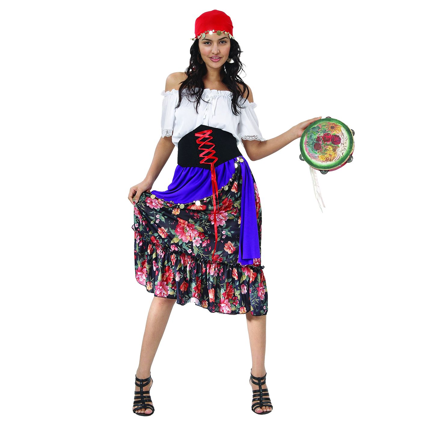 Γυναικεία Αποκριάτικη Στολή Τσιγγάνα - One Size - Carnavalista