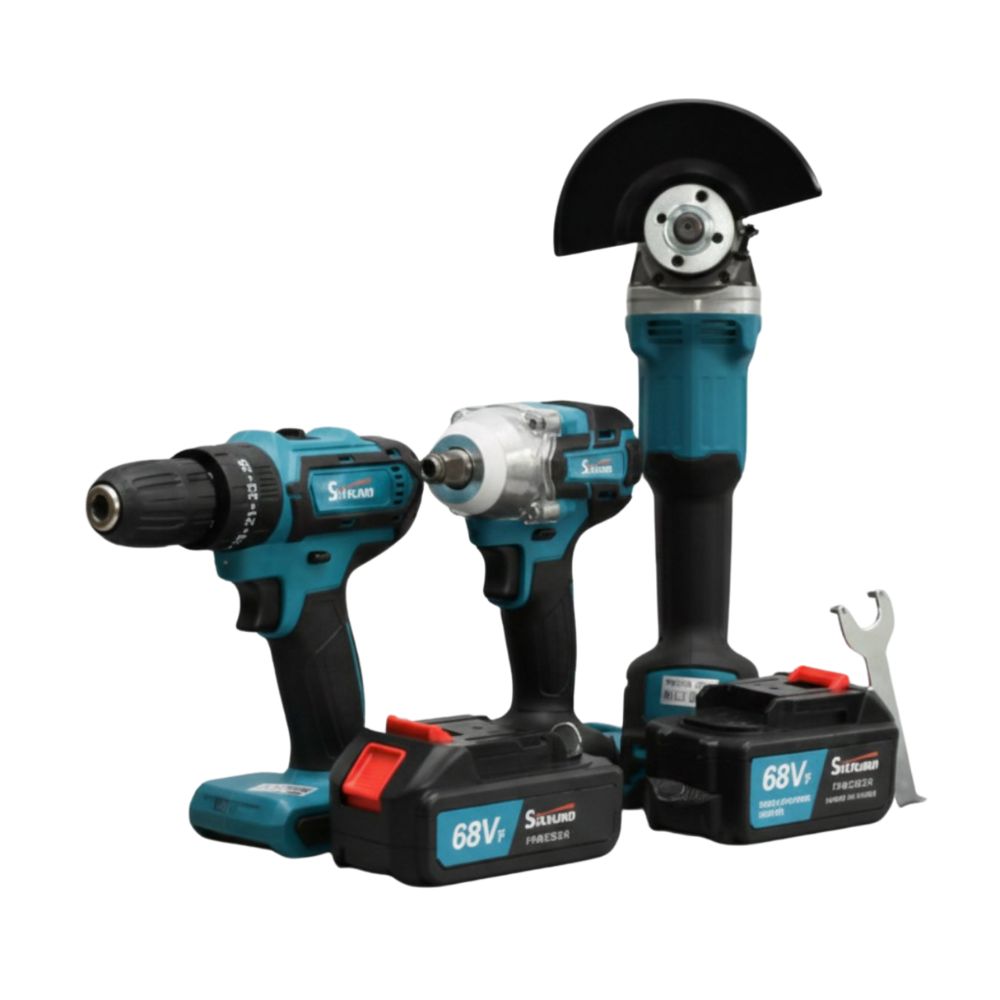 SIARLINXI Σετ Εργαλείων Μπαταρίας 68V με Δράπανο, Impact, Τροχό και 2 Μπαταρίες σε Βαλίτσα SIARLINXI Σετ Εργαλείων Μπαταρίας 68V με Δράπανο, Impact, Τροχό και 2 Μπαταρίες σε Βαλίτσα