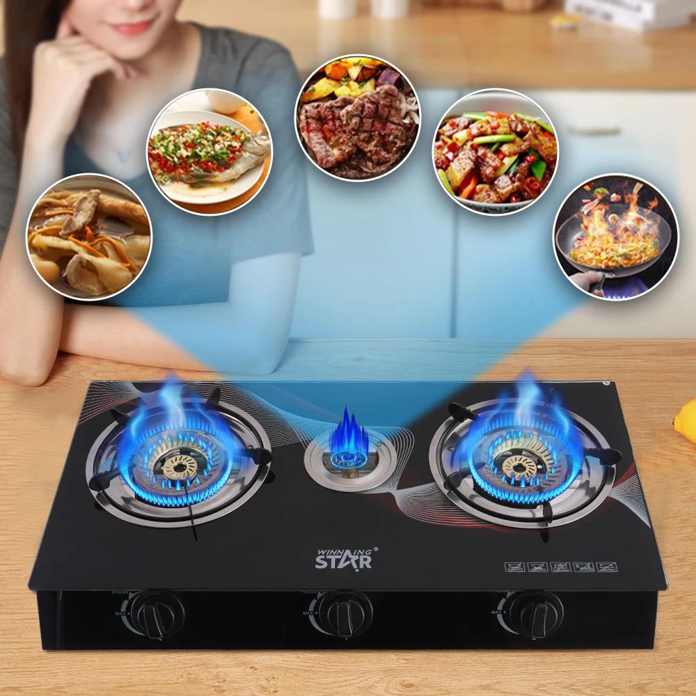 WinningStar Τριπλή Φορητή Εστία Αερίου με Αυτόματη Ανάφλεξη ST-9655 WinningStar Τριπλή Φορητή Εστία Αερίου με Αυτόματη Ανάφλεξη ST-9655