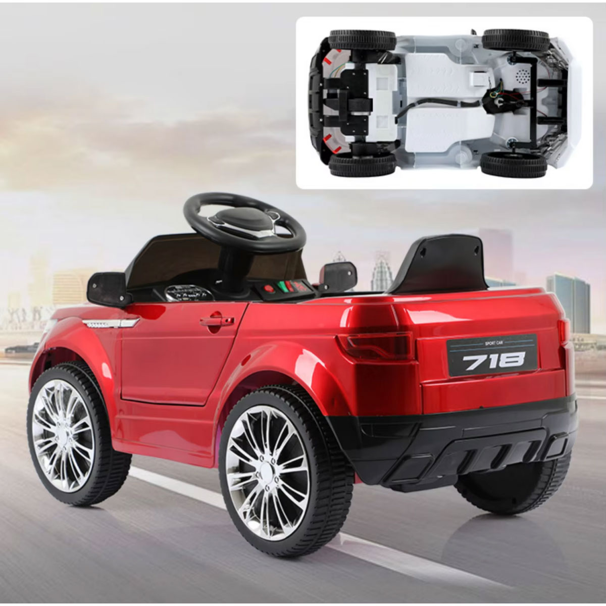 Παιδικό Ηλεκτροκίνητο Αυτοκίνητο Διθέσιο Range Rover με Τηλεχειριστήριο 2.4G Παιδικό Ηλεκτροκίνητο Αυτοκίνητο Διθέσιο Range Rover με Τηλεχειριστήριο 2.4G