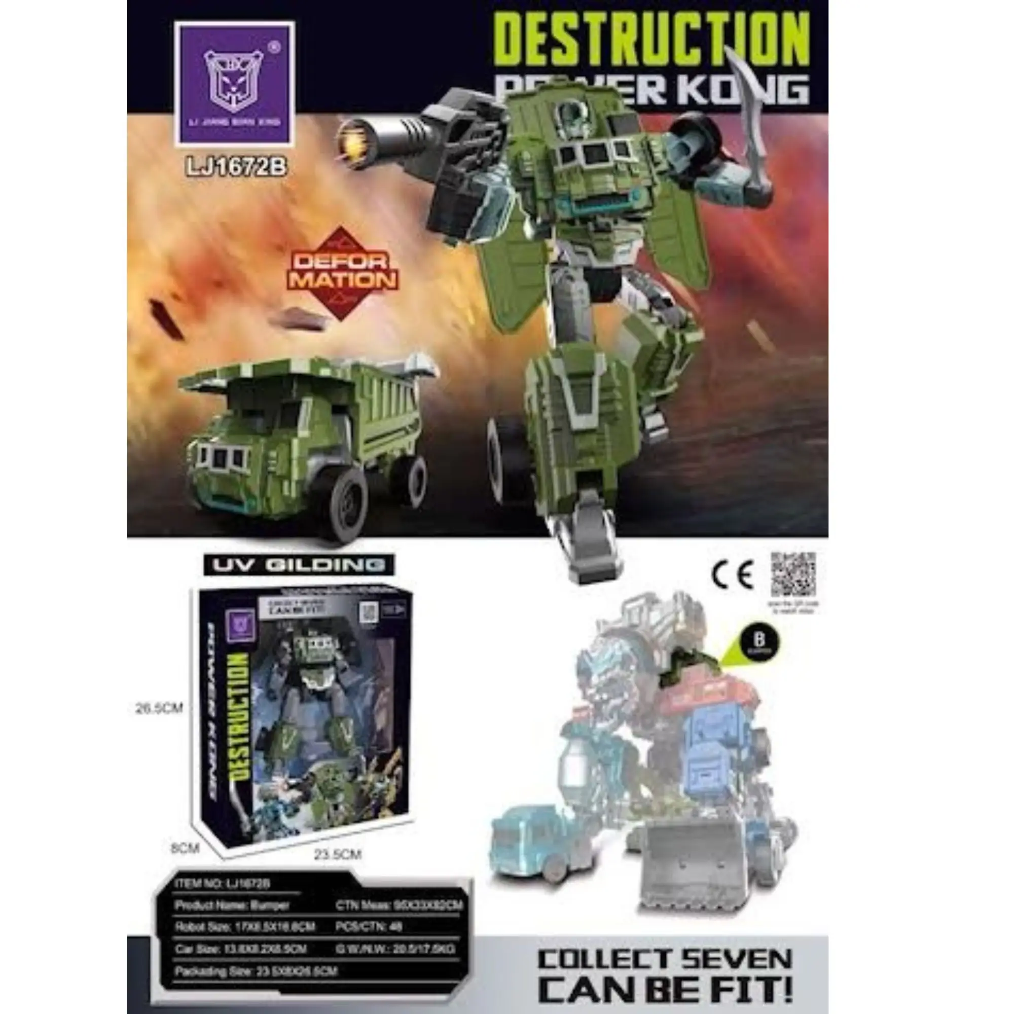 Παιχνίδι Ρομπότ - Transformer Μετασχηματιστής Όχημα Εργοταξίου 17cm Παιχνίδι Ρομπότ - Transformer Μετασχηματιστής Όχημα Εργοταξίου 17cm