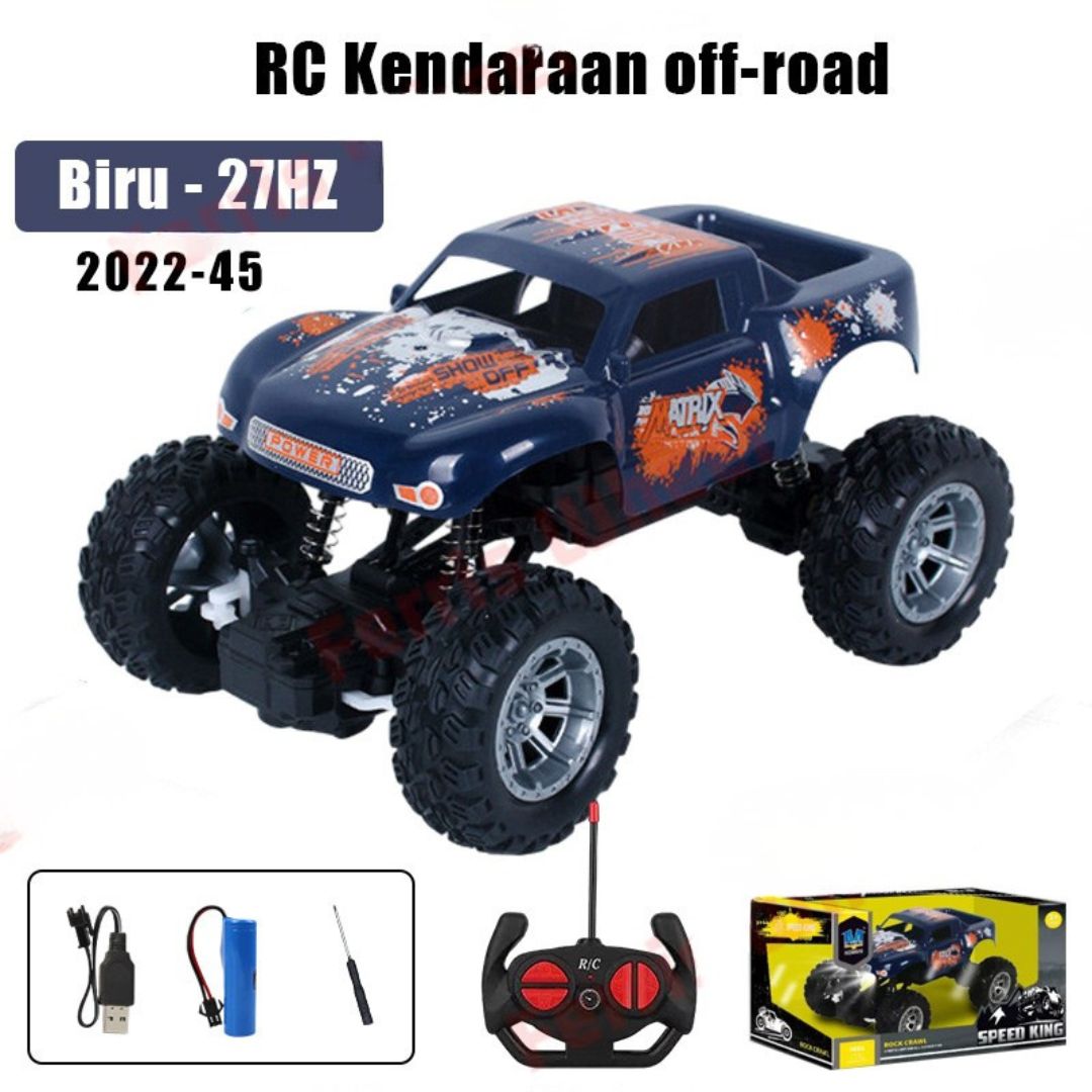 RC Τηλεκατευθυνόμενο Off-Road Jeep Speed King 1:18 με Φώτα LED Μπλε RC Τηλεκατευθυνόμενο Off-Road Jeep Speed King 1:18 με Φώτα LED Μπλε