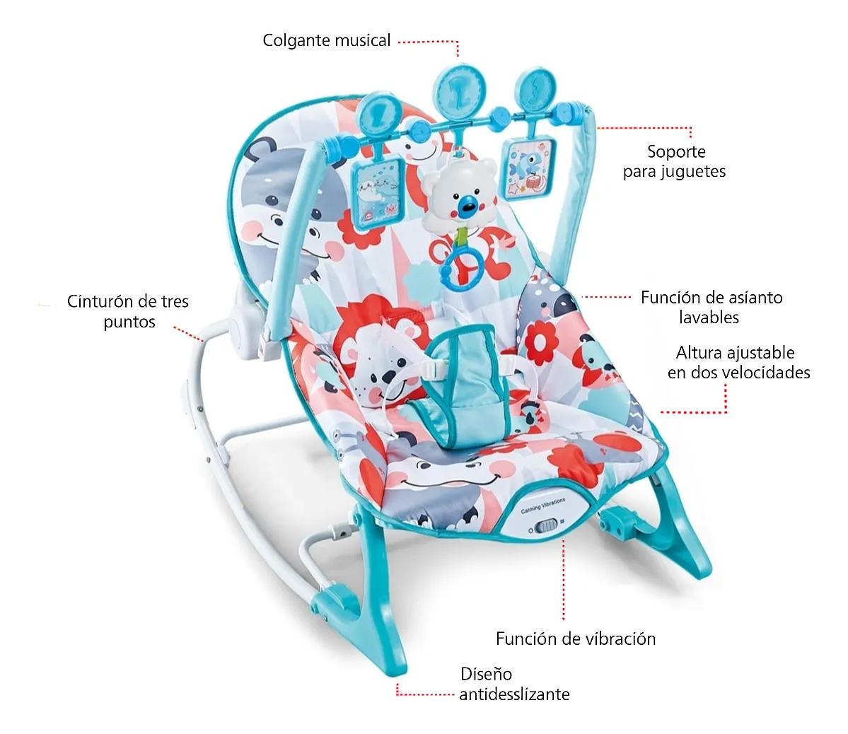 2 σε 1 Relax Μωρού και Βρεφικό Καθισματάκι Δραστηριοτήτων με Παιχνιδάκια, Μουσική και Δόνηση Γαλάζιο 2 σε 1 Relax Μωρού και Βρεφικό Καθισματάκι Δραστηριοτήτων με Παιχνιδάκια, Μουσική και Δόνηση Γαλάζιο