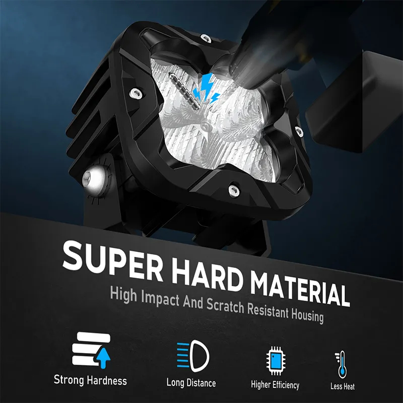 Σετ Αδιάβροχοι LED Προβολείς 3” 24W 2560LM - Βοηθητικά Φώτα Διαφόρων Οχημάτων - Novsight Σετ Αδιάβροχοι LED Προβολείς 3” 24W 2560LM - Βοηθητικά Φώτα Διαφόρων Οχημάτων - Novsight