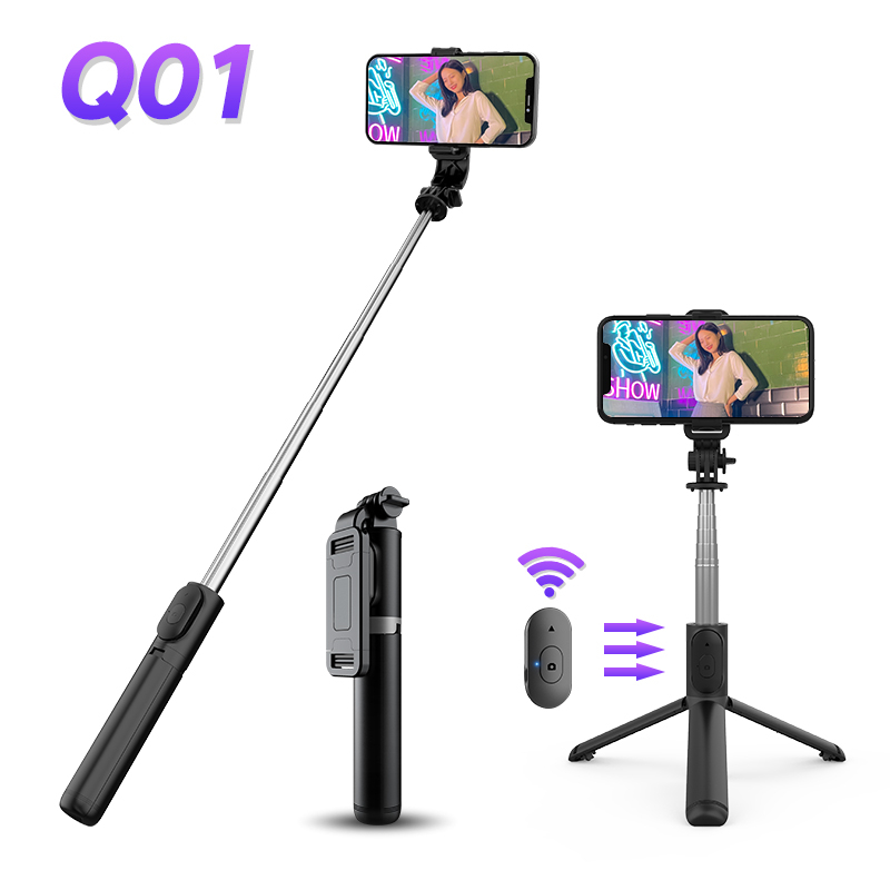 Πτυσσόμενο Selfie Stick Με Τρίποδο & Bluetooth Τηλεχειριστήριο 90cm Πτυσσόμενο Selfie Stick Με Τρίποδο & Bluetooth Τηλεχειριστήριο 90cm