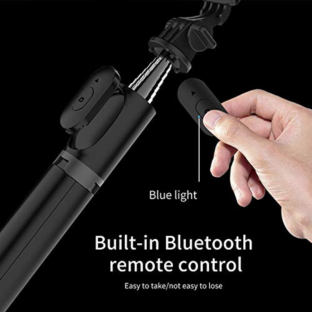 Πτυσσόμενο Selfie Stick Με Τρίποδο & Bluetooth Τηλεχειριστήριο 90cm Πτυσσόμενο Selfie Stick Με Τρίποδο & Bluetooth Τηλεχειριστήριο 90cm