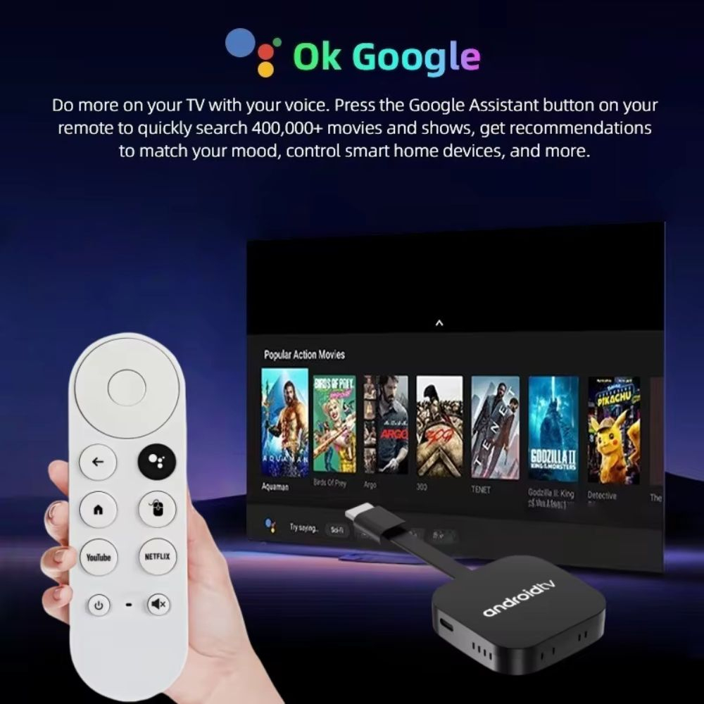 Smart TV Box Google TV 4K με Φωνητικό Τηλεχειριστήριο & Εφαρμογές Streaming – Smart Media Player Smart TV Box Google TV 4K με Φωνητικό Τηλεχειριστήριο & Εφαρμογές Streaming – Smart Media Player