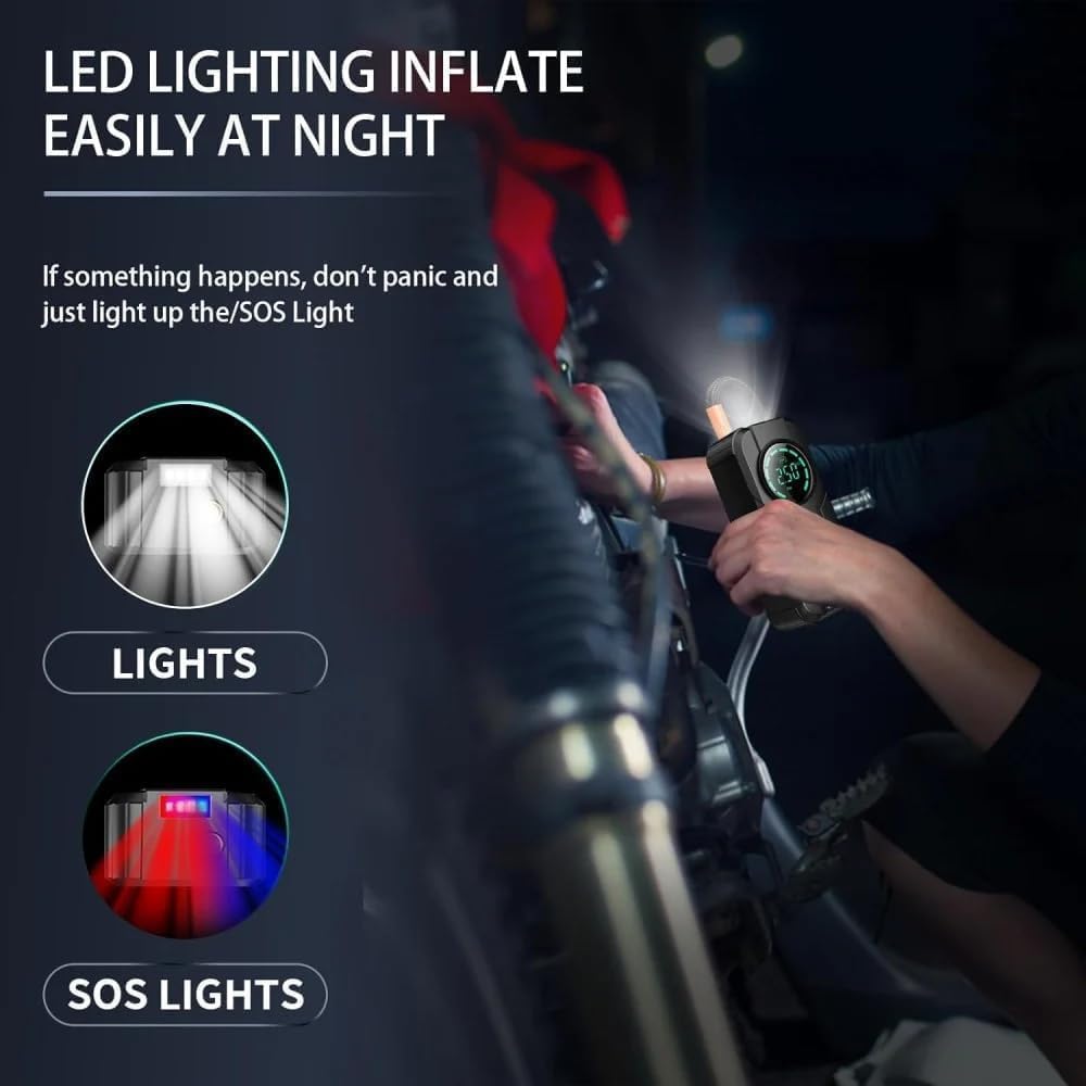 Φορητός Εκκινητής Μπαταρίας Αυτοκινήτου & Αεροσυμπιεστής Φορητός Εκκινητής Μπαταρίας Αυτοκινήτου & Αεροσυμπιεστής