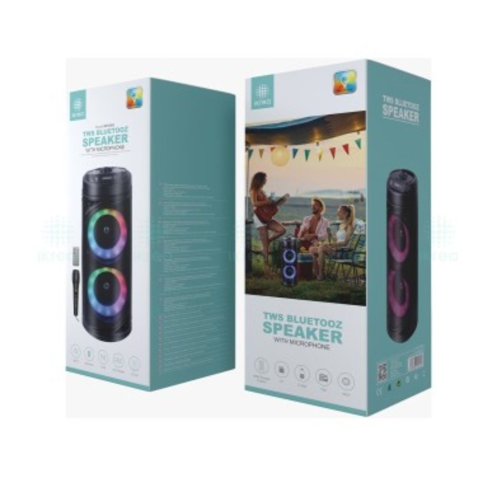 Ασύρματο Ηχείο Karaoke Bluetooth με Μικρόφωνο & Τηλεχειριστήριο και LED Φωτισμό Ασύρματο Ηχείο Karaoke Bluetooth με Μικρόφωνο & Τηλεχειριστήριο και LED Φωτισμό