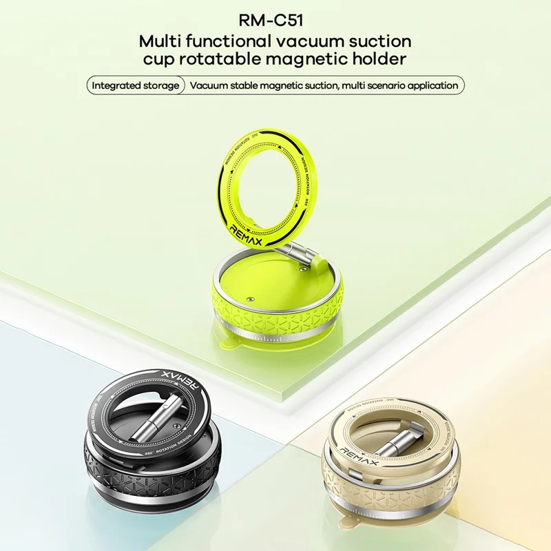 Μαγνητική Βάση Κινητού Remax με Βεντούζα και Περιστροφή 360° Μαγνητική Βάση Κινητού Remax με Βεντούζα και Περιστροφή 360°