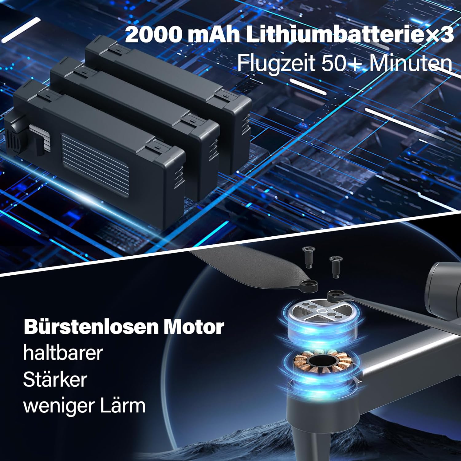 Drone με 8K Κάμερα και Χειριστήριο, Συμβατό με Smartphone Drone με 8K Κάμερα και Χειριστήριο, Συμβατό με Smartphone