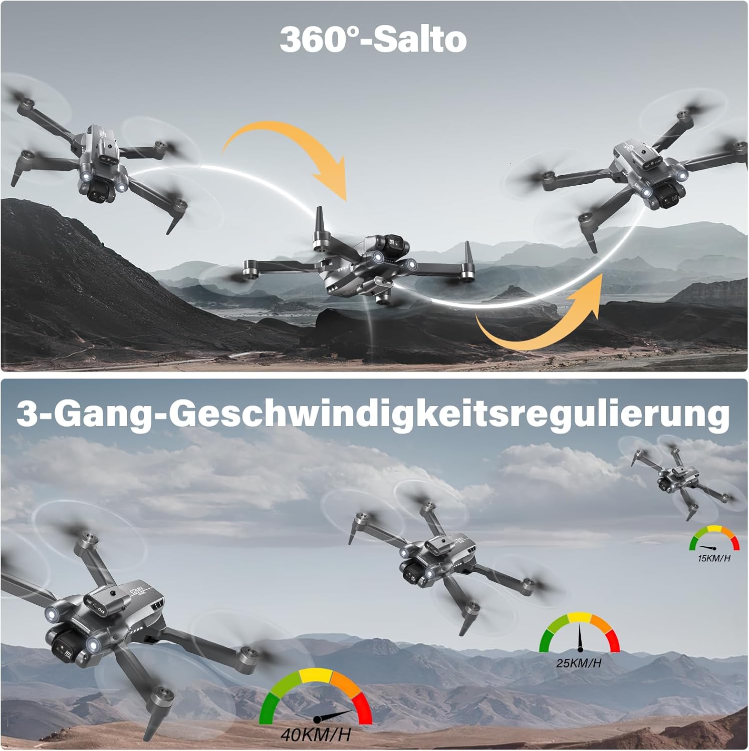 Drone με 8K Κάμερα και Χειριστήριο, Συμβατό με Smartphone Drone με 8K Κάμερα και Χειριστήριο, Συμβατό με Smartphone