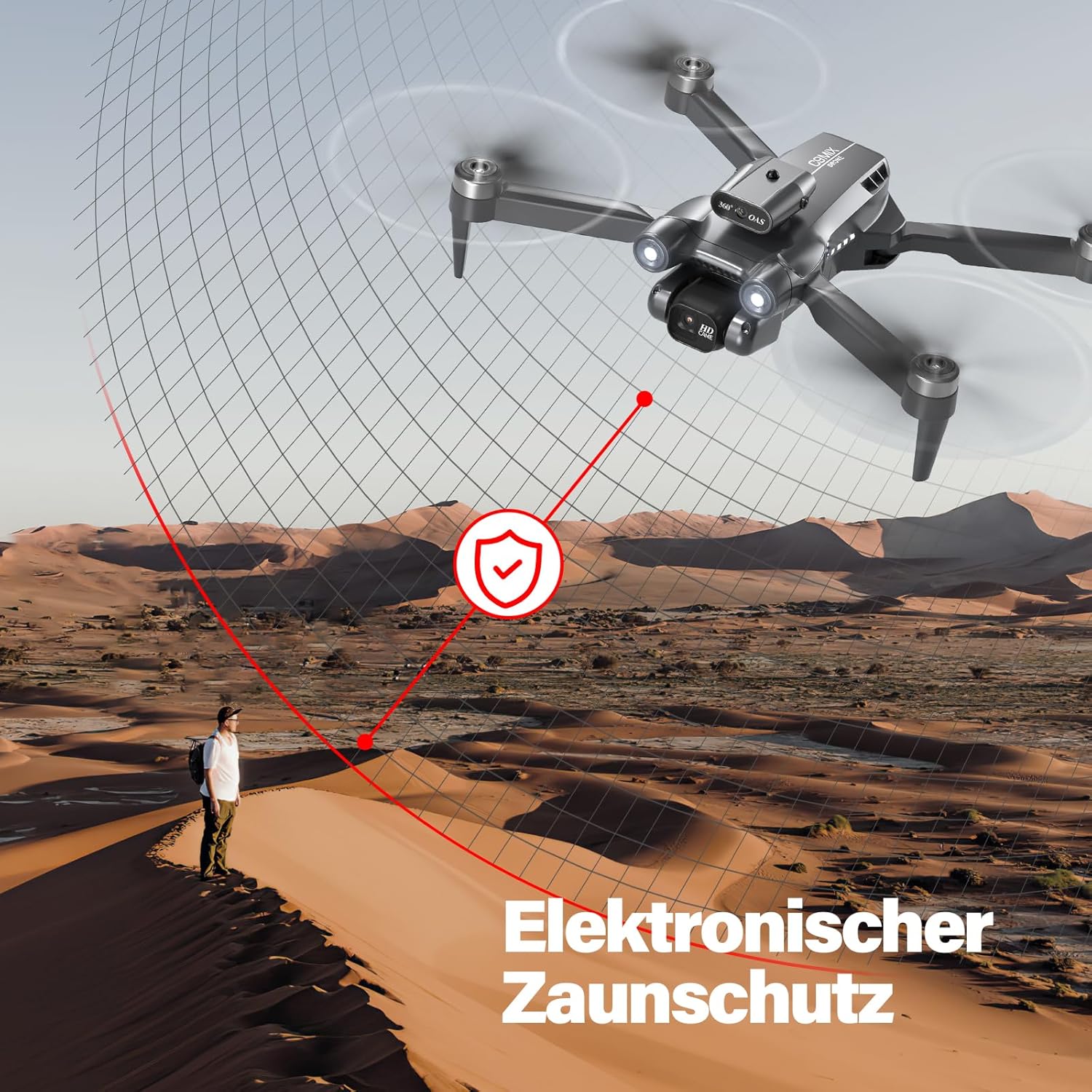 Drone με 8K Κάμερα και Χειριστήριο, Συμβατό με Smartphone Drone με 8K Κάμερα και Χειριστήριο, Συμβατό με Smartphone