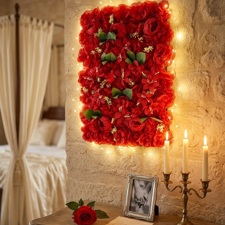 Τεχνητό Διακοσμητικό Πάνελ με Κόκκινα Τριαντάφυλλα 40 x 60cm Τεχνητό Διακοσμητικό Πάνελ με Κόκκινα Τριαντάφυλλα 40 x 60cm