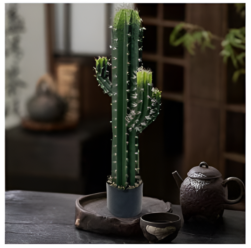 Τεχνητός Διακοσμητικός Κάκτος 88cm με Γλάστρα Τεχνητός Διακοσμητικός Κάκτος 88cm με Γλάστρα