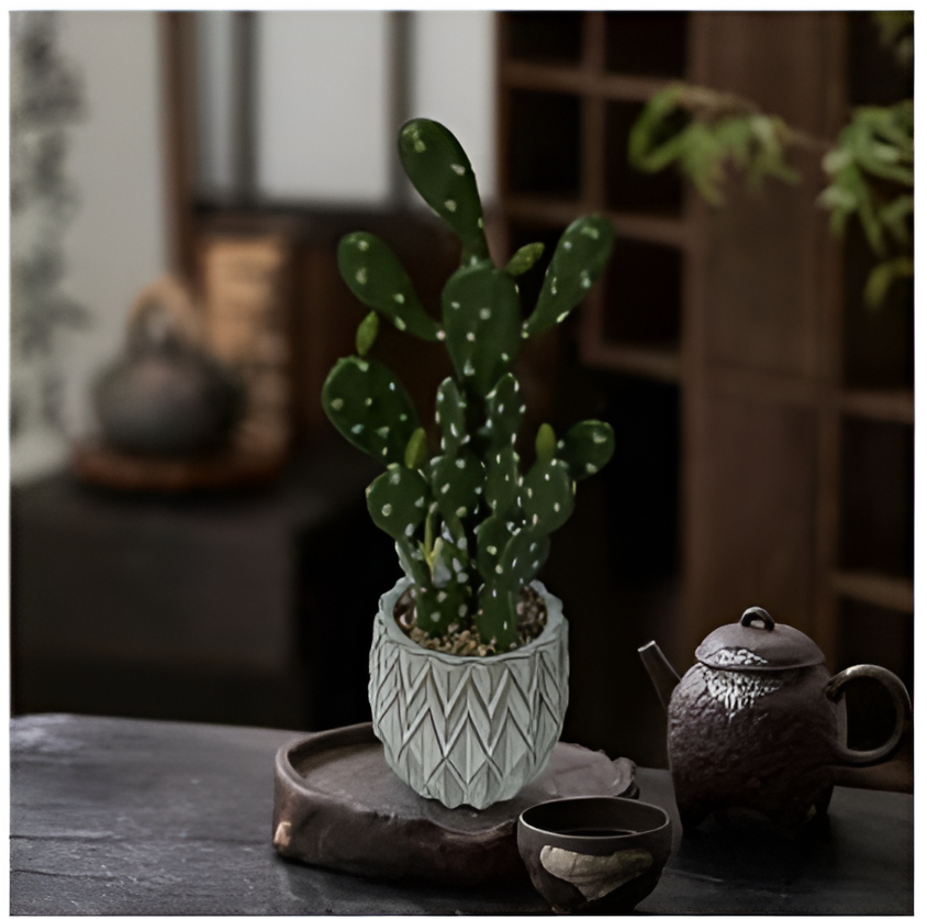 35cm Τεχνητό Διακοσμητικό Φυτό Κάκτος σε Γλάστρα 35cm Τεχνητό Διακοσμητικό Φυτό Κάκτος σε Γλάστρα