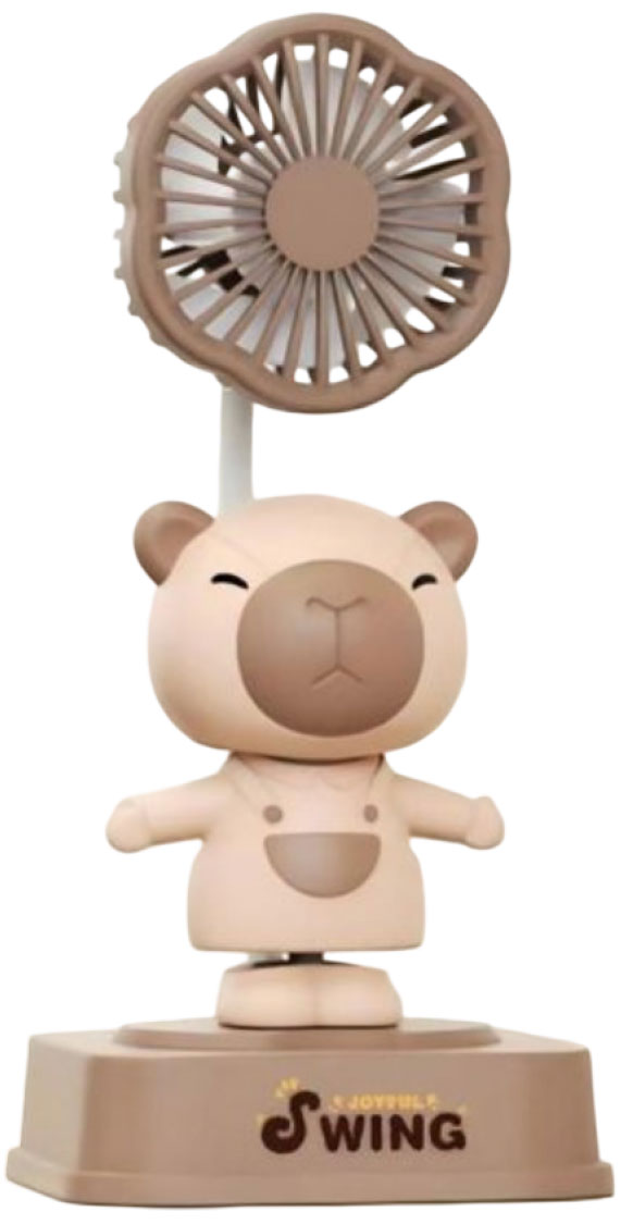 Παιδικό USB Ανεμιστηράκι με Κινούμενη Φιγούρα Capybara Παιδικό USB Ανεμιστηράκι με Κινούμενη Φιγούρα Capybara