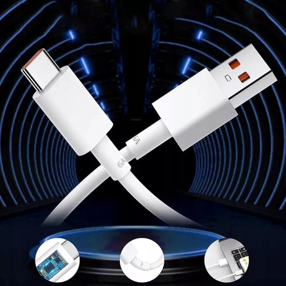 Treqa Φορτιστής 120W Dual USB – Γρήγορη Φόρτιση Type-C, USB και Smart Chip Safety