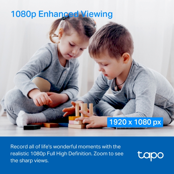 IP Κάμερα Παρακολούθησης Wi-Fi Full HD 1080p με Αμφίδρομη Επικοινωνία, Pan/Tilt & Ανίχνευση Κίνησης - Tapo IP Κάμερα Παρακολούθησης Wi-Fi Full HD 1080p με Αμφίδρομη Επικοινωνία, Pan/Tilt & Ανίχνευση Κίνησης - Tapo