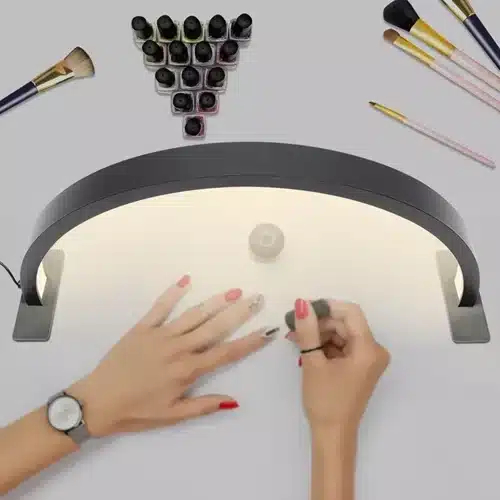 Ισχυρό Φωτιστικό LED Manicure Half Moon 29W 1800LM με Ρύθμιση Έντασης 58cm σε Μαύρο Χρώμα Ισχυρό Φωτιστικό LED Manicure Half Moon 29W 1800LM με Ρύθμιση Έντασης 58cm σε Μαύρο Χρώμα