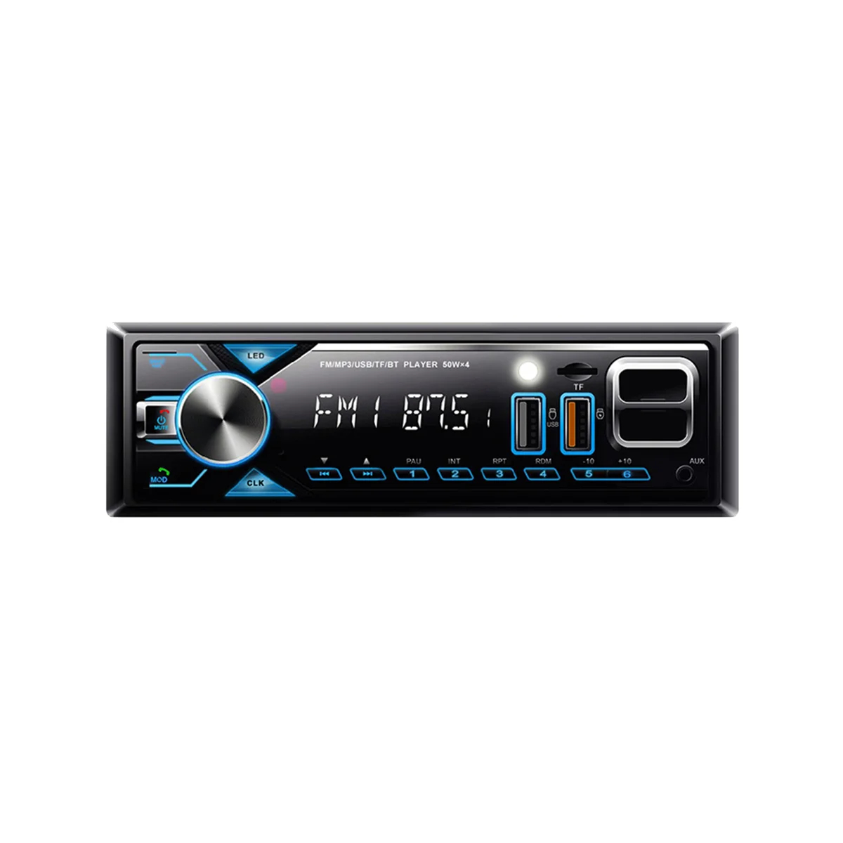 Ηχοσύστημα Αυτοκινήτου Universal MP3 Player, Ραδιόφωνο Bluetooth/USB 1 Din Φως Led TF/SD Ηχοσύστημα Αυτοκινήτου Universal MP3 Player, Ραδιόφωνο Bluetooth/USB 1 Din Φως Led TF/SD
