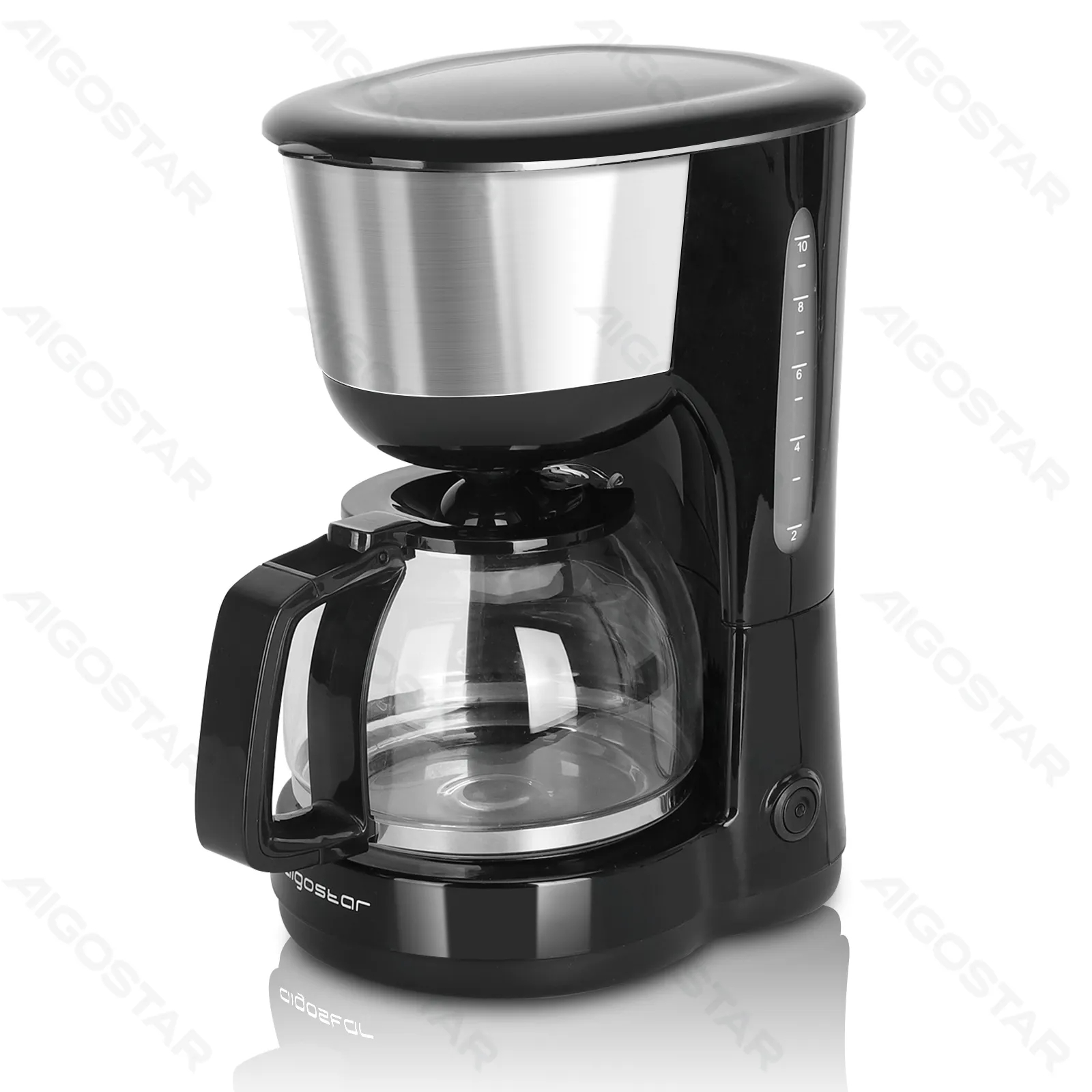 Καφετιέρα Φίλτρου 1000W 1.25L - Για 10 Φλιτζάνια - Aigostar Καφετιέρα Φίλτρου 1000W 1.25L - Για 10 Φλιτζάνια - Aigostar