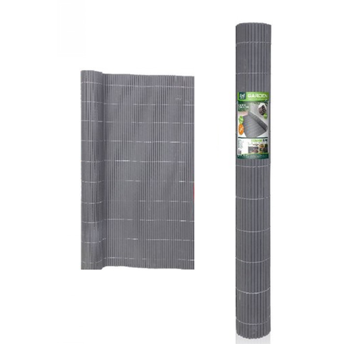 Καλαμωτή Περίφραξη Κήπου PVC 100x300cm Γκρι 10mm Καλαμωτή Περίφραξη Κήπου PVC 100x300cm Γκρι 10mm
